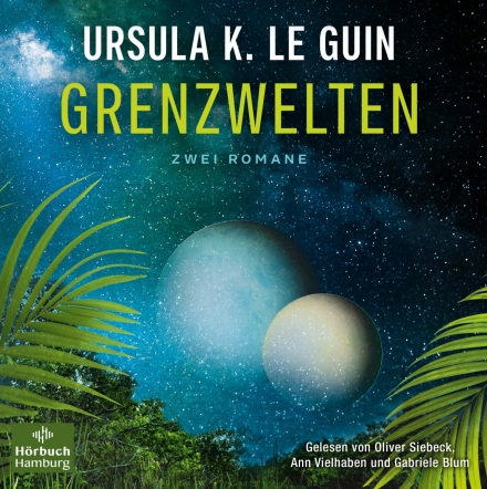 Cover mit zwei Monden, in grün-blau gehalten
