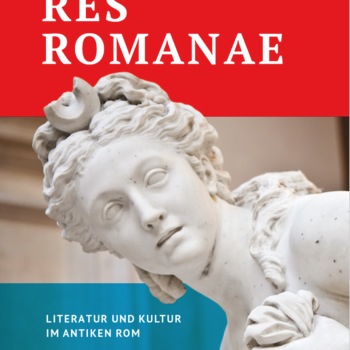 Cover with female bust protruding into picture from right side