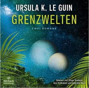 CD cover of the audio book in shades of green and blue