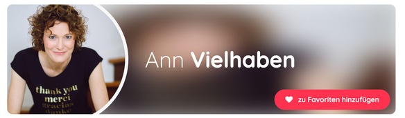 Foto von Ann Vielhaben und Namensemblem von VDS-Website