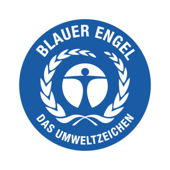 Round logo: Blauer Engel