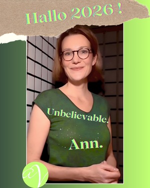 Sprecherin Ann Vielhaben im Studio – authentische und menschliche Stimme für das Jahr 2026.