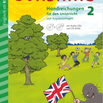 Cover to workbook, with illustration of children playing in park