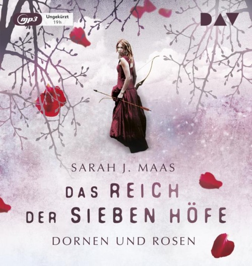 Cover in Rottönen, mit junger Frau in blutrotem Kleid