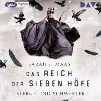 Cover with young woman, in bouffant dark purple dress