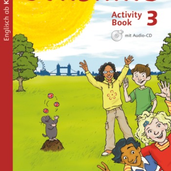 Cover: Illustration with happy teenagers in park