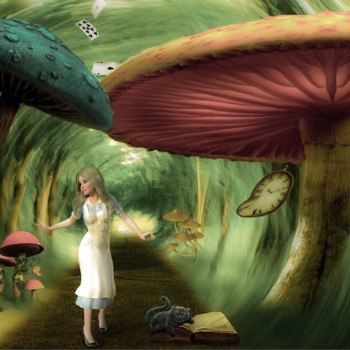 Painting of Alice in Wonderland; photo credit: Pixabay